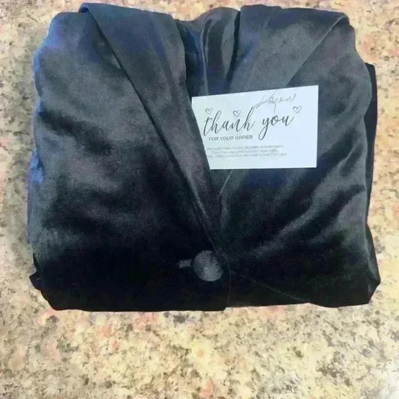 Roaman’s Women’s Black Polyester Blazer With Pockets And 1 Button 18w - Picture 16 of 16